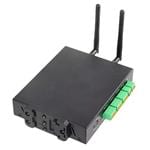 工业箱式电脑 CM4IND baseboard with CM4104032, external WIFI antenna,  4G module (EU), 4G antenna, metal case