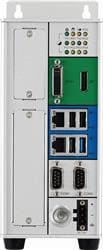工业箱式电脑 NIFE200 w/ Baytrail Celeron J1900(2GHz, 4T4C,10W), 2x DDR3L DVI-I, DP, 4x USB, 2x LAN, 2x RS232/485 isolation, 2xmPCIe, SD, SSD Slot 24 VDC, -5 - 55C, WDH: 85x157x214 mm, FBI Expansion opening (Barebone only. Any additional components are optional.