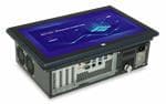 平板电脑 12.1" 600 cd/m2 XGA Panel PC with IntelR CeleronR Processor J1900, TDP 10W, 2GB RAM*1, support iRIS-2400, black color, 9-36V DC input, resistive touch window with AG coating, R13