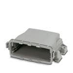 工业自动化外壳 Snap-in locking vented enclosure of the ECS Family. IP66/67/69 rated when mated with associated faceplate. Color: Grey (7042) Width: 172 mm Height: 116 mm Depth: 64 mm