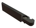 机架和机柜配件 Ejector, 2" L, 7075-T6 Aluminum, Left Hand, Black Anodize, Injection, Thick