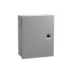 电气外壳 N1 Enclosure w/panel - 12 x 12 x 6 - Steel/Gray