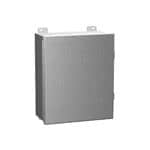 电气外壳 NEMA 4 Mild Steel Continuous Hinge Door w/ Clamps 14 x 12 x 8"