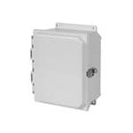 电气外壳 N4X Solid Door Snap Latch w/flange - 14 x 12 x 6 - Fiberglass