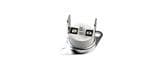 恒温器 1/2" Bi-metal / , 195C 6.3x0.8mm terminals/90 deg angle +/-3% tol.