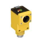 光电传感器 Q45 Series: Convergent; Focal Point: 38 mm; Input: 10-30 V dc; Output: Bipolar: 1 NPN; 1 PNP; 4-pin Mini Integral QD