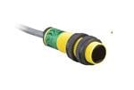 光电传感器 EZ-BEAM S18 Series: Receiver/Emitter Opposed; Range: 20 m; Input: 10-30 V dc; Output: Light/Dark Operate; PNP; 2 m Cable