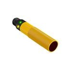 光电传感器 EZ-BEAM S18 Series: Fixed Field; Range: 100 mm; Input: 10-30 V dc; Output: Complementary PNP; 2 m (6.5 ft) Cable