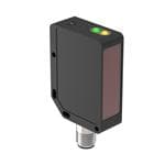 光电传感器 QMT42 Series: Fixed Field; Range: 750 mm; Input: 10-30 V dc; Output: SPDT (Complementary) PNP; 4-pin M12 Integral QD
