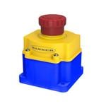紧急停止开关/急停开关 Emergency Stop: Flush Mount 40 mm Push Button; Environ. Rating: IP65; Lighted; Color: Red Solid/Flashing; 2 N.C. Safety Contacts; 1 N.O. aux. Contacts; 8-pin M12 QD