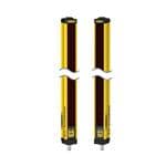 安全光幕 EZ-SCREEN Cascade Pair; Resolution: 30 mm; Range: 18 m (60 ft); Defined Area: 900 mm (35.4 in); Housing Length: 971 mm (38.2 in); Connection: 8-pin M12 Connectors; Emitter: No test Input