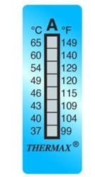 标签和工业警告标志 THERMAX 10 LEVEL IRREVERSIBLE STRIP RANGE B 171-261F