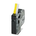 标签和工业警告标志 Label Roll yellow/black unlabeled can be labeled with: THERMOMARK GO THERMOMARK GO.K THERMOFOX mounting type: adhesive lettering field size: continuous x 6 mm