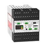安全继电器 Safety Relay Muting Module; Supply Voltage: 24 V ac/dc; Muteable Safety Input: 1 Dual Channel; Non-Muteable Safety Input: 1 Dual Channel; Safety Output: 2 NO, 6 A; Aux Output: 1 NC, 0.25 A; Terminal Block: Removable; Width: 67.5 mm; Self-Checking Ci
