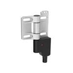 联锁开关 Hinge Safety Interlock Switch; Die-Cast Zinc; Inline QD; Switch Mounted Right Side w/QD Down; 2 NC/1 NO; Micro M12 6-pin (Dual Key) QD