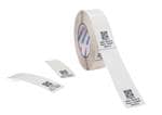 标签和工业警告标志 Hydraulic Label, Self-laminating, Thermal Transfer, 1.2" x 5.3", White, Polyester, 650/Roll