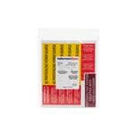 标签和工业警告标志 AC SOLAR LABEL VALUE PK RD/ORG