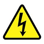 标签和工业警告标志 Warning Label, Vinyl, Electrical Symbol,