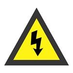 标签和工业警告标志 Warning Label, Vinyl, Electrical Symbol,