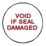 标签和工业警告标志 VOID IF SEAL BRKN
