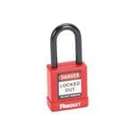 PPE安全设备/上锁挂牌 Red Plastic Body Padlock
