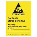 标签和工业警告标志 Label, Attention, RS-471, 1-7/8In X 2-1/2In, 500/Roll