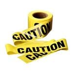 标签和工业警告标志 SCOTCH 301 3"X300' CAUTION TAPE