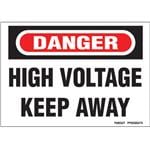 标签和工业警告标志 Adhesive Sign, Polyester, Danger Header,