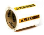 标签和工业警告标志 Polyester Adhesive Label, 4" W x 2" H, W