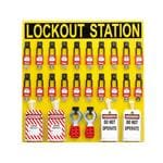 PPE安全设备/上锁挂牌 Lockout Station With Components, 20 Pers