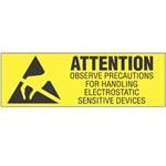 标签和工业警告标志 Label Dispenser,Polyester, 'Attention ES
