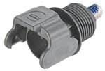 重负荷电源连接器 Han S Screw Mount Housing, black, M20, w/ male contact M8 w/ Tuflok protection
