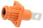 重负荷电源连接器 1500VDC,5.7mm,SurlokPlus,Receptacle,Panel,Orange,Busbar,IP67(MATED),keyway20