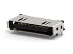 I/O 连接器 40P RECEPTACLE .6MM R/A DOCKING