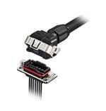 重负荷电源连接器 Receptacle, 8pos., Male crimp case, Male