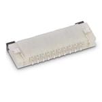 FFC & FPC连接器 WR-FPC SMT Horiztl 1mm Bott Cont 16P