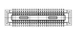 FFC & FPC连接器 BOARD TO FPC CONN, RCPT, 50POS