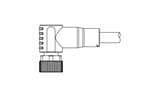 环形公制连接器 Female Plug Blunt Cut Cable 5 Pins 30 V 3 A Screw Copper Alloyx 1.0 1 M 24 AWG