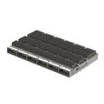 I/O 连接器 QSFP-DD Cage ASSY 1x6 SAN Fin HS SF