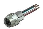 环形公制连接器 4P WIRE LEAD M8 FRONT MNT SCKT