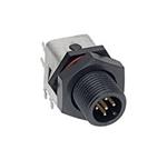 环形公制连接器 MicroChange M12 Recp 5P Male 90deg Angle