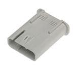 重负荷电源连接器 MultiCat Inline Plg Hsg 4Ckt Key B Gry
