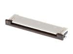 FFC & FPC连接器 0.5 FPC ZIF SMT R/AU prCont32CktEmbsTpPkg