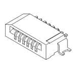 FFC & FPC连接器 1.0 FFC Non ZIF SMTH sgAssy11CktEmbsTpPkg