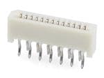 FFC & FPC连接器 1.0 FFC Non ZIF DIP F DIP Hsg Assy 13Ckt