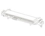 I/O 连接器 SAS/PCIE R/A SMT Recep 68Ckt