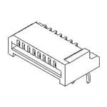 FFC & FPC连接器 1.00 MM R/A FFC/FPC 15 Circuit Non-ZIF
