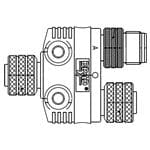 环形公制连接器 SPL YS M12 5P AC FE MA FE