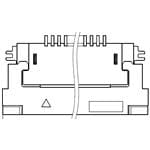 FFC & FPC连接器 6P 0.5mm RA SMD Bott om Contact