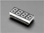 LCD 数值显示模块 Assembled Adafruit 0.56 4-Digit 7-Segment Display - w/ I2C Backpack STEMMA QT - Red